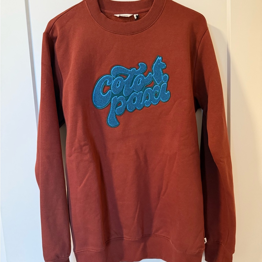 Cotopaxi Men's Brick Red Crewneck Sweater